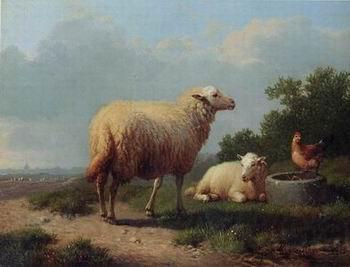 unknow artist Sheep 163 France oil painting art